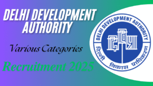 DDA Various Categories Recruitment 2025