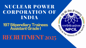 NPCIL Recruitment 2025