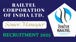 RCIL Senior Manager Recruitment 2025