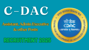 C-DAC Recruitment 2025 
