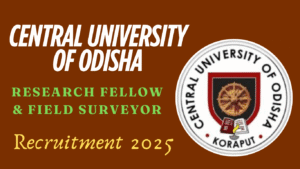 Central University of Odisha Recruitment 2025