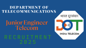 DOT Junior Engineer Telecom Recruitment 2025