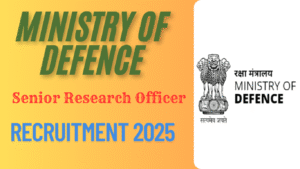 Ministry of Defence Senior Research Officer Recruitment