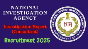 NIA Investigation Expert Recruitment 2025