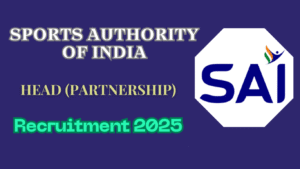 Sports Authority of India Head Recruitment 2025