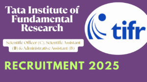 TIFR Recruitment 2025