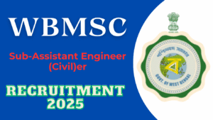 WBMSC Sub Assistant Engineer Recruitment 2025