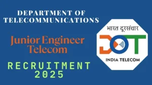 DOT Junior Engineer Telecom Recruitment 2025