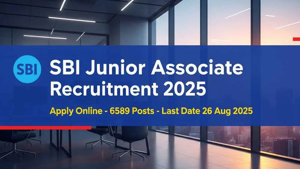 SBI Junior Associate Recruitment 2025