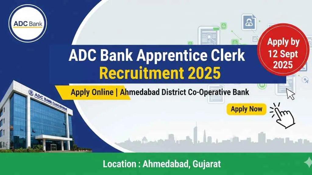 ADC Bank Apprentice Clerk Recruitment 2025